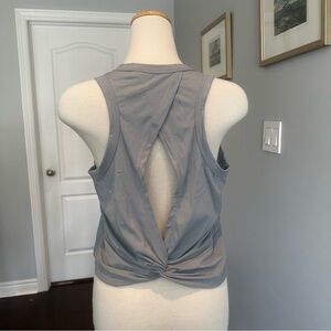 SHEIN Gray Relaxed Crop Tank Top